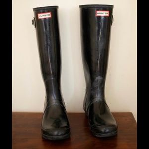 Women’s Hunter Original Rain Boot Black Size 8